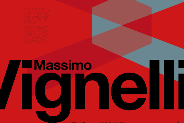 Vignelli Article Cover