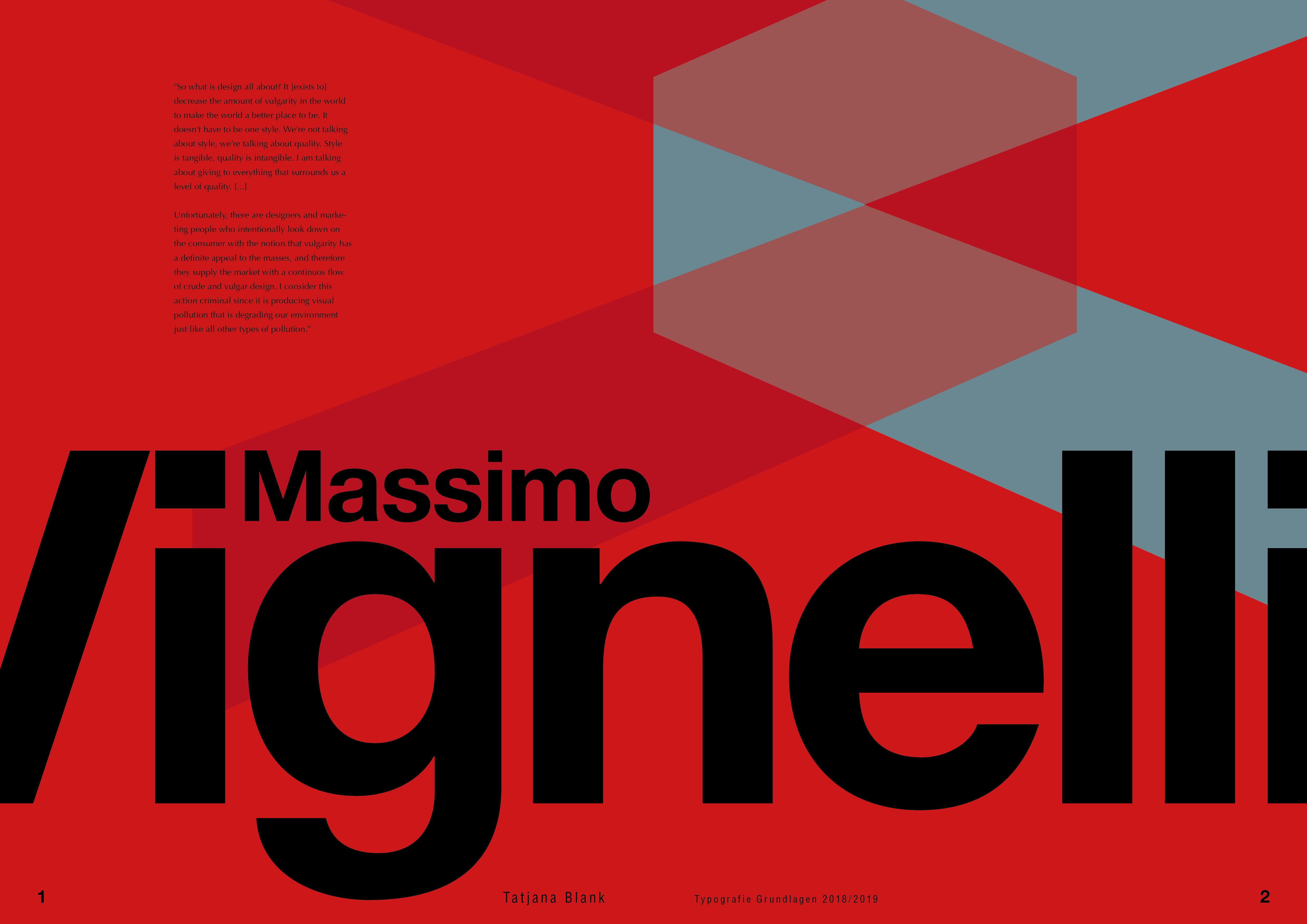 Vignelli Article Cover