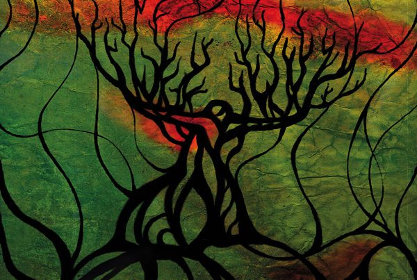 One digital mixed media psychedelic artwork by Tatjana Blank
